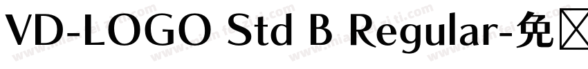 VD-LOGO Std B Regular字体转换